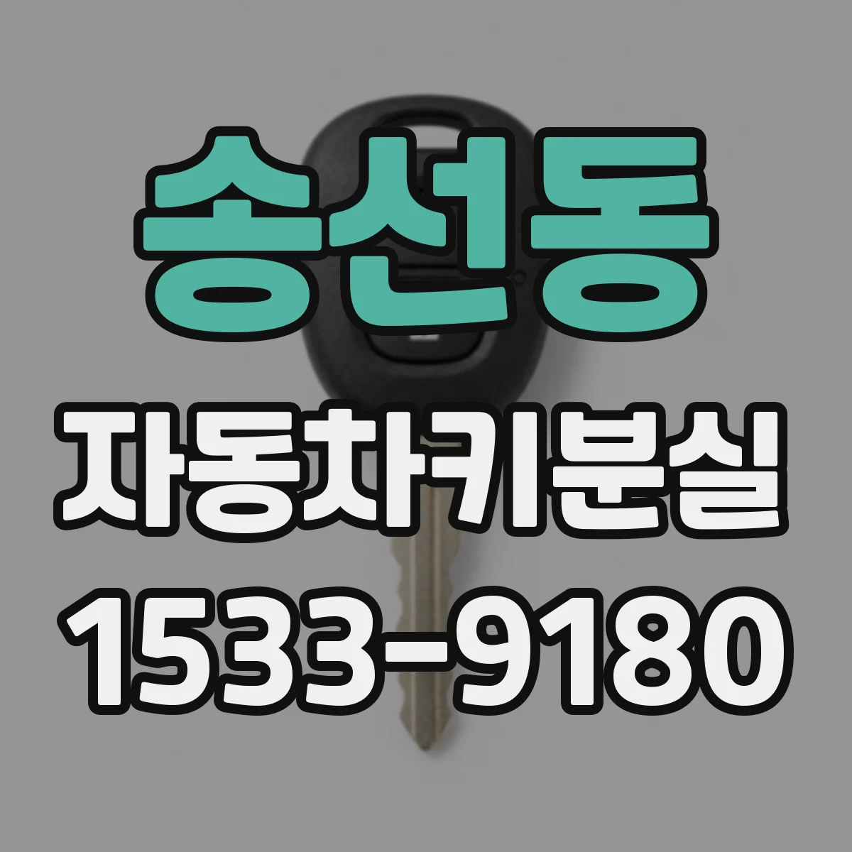 송선동 자동차키분실
