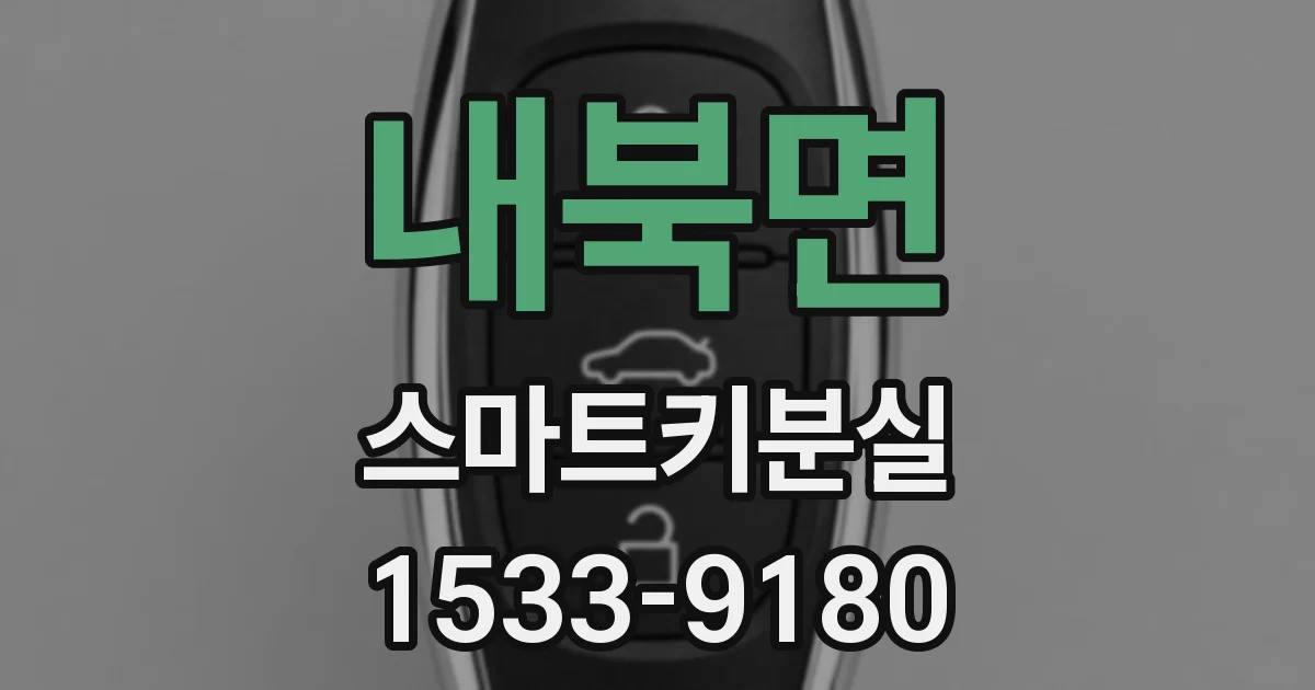 내북면 스마트키분실