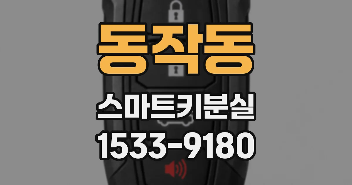 동작동 스마트키분실