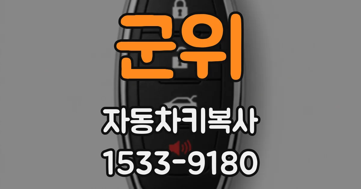군위 자동차키복사