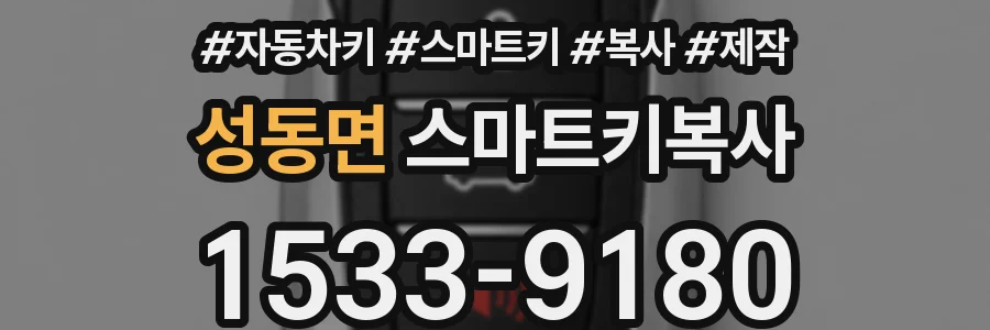 성동면 스마트키복사