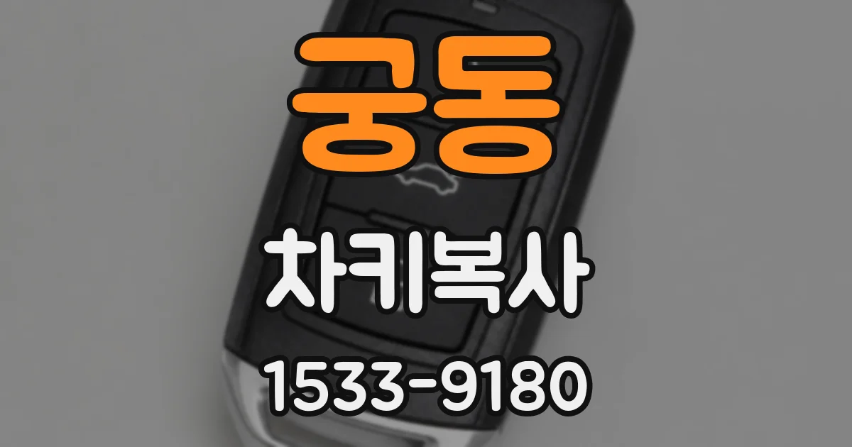 궁동 차키복사