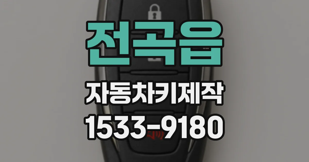 전곡읍 자동차키제작