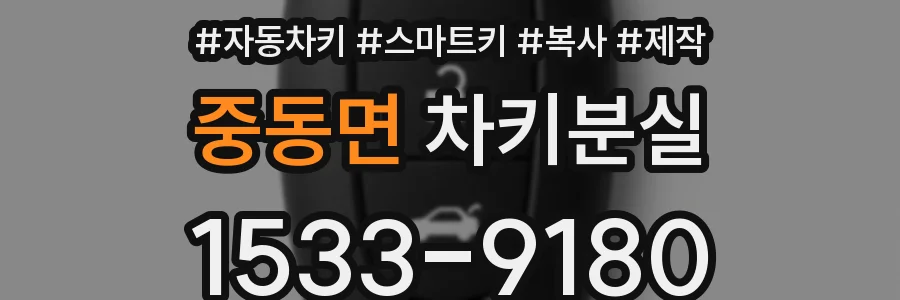 중동면 차키분실