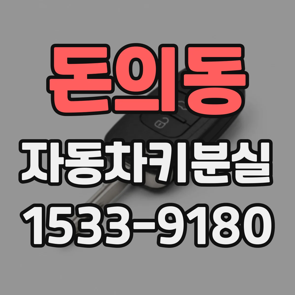 돈의동 자동차키분실