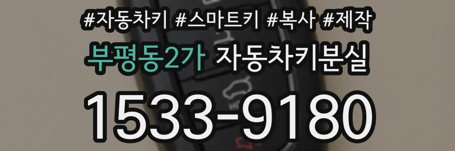 부평동2가 자동차키분실