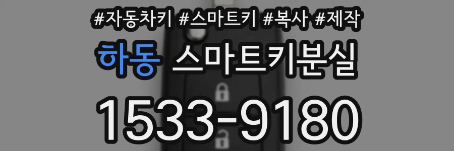 하동 스마트키분실