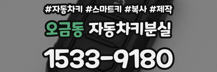오금동 자동차키분실