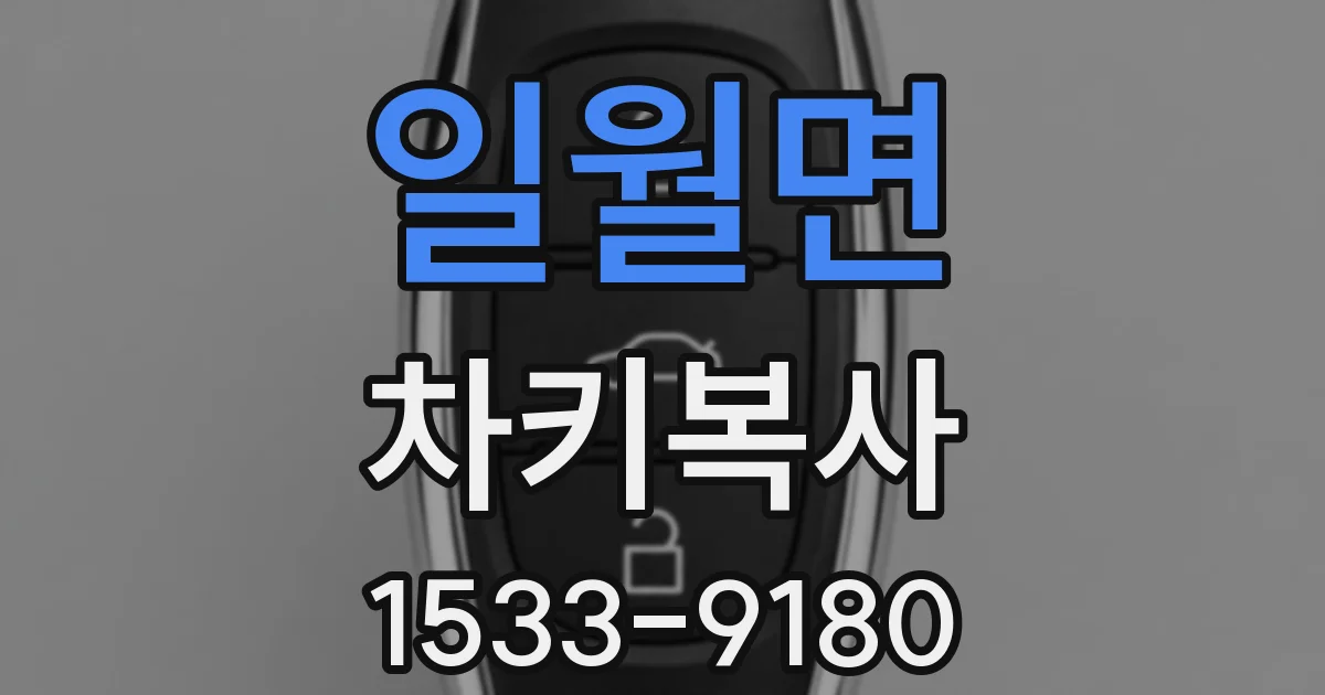 일월면 차키복사