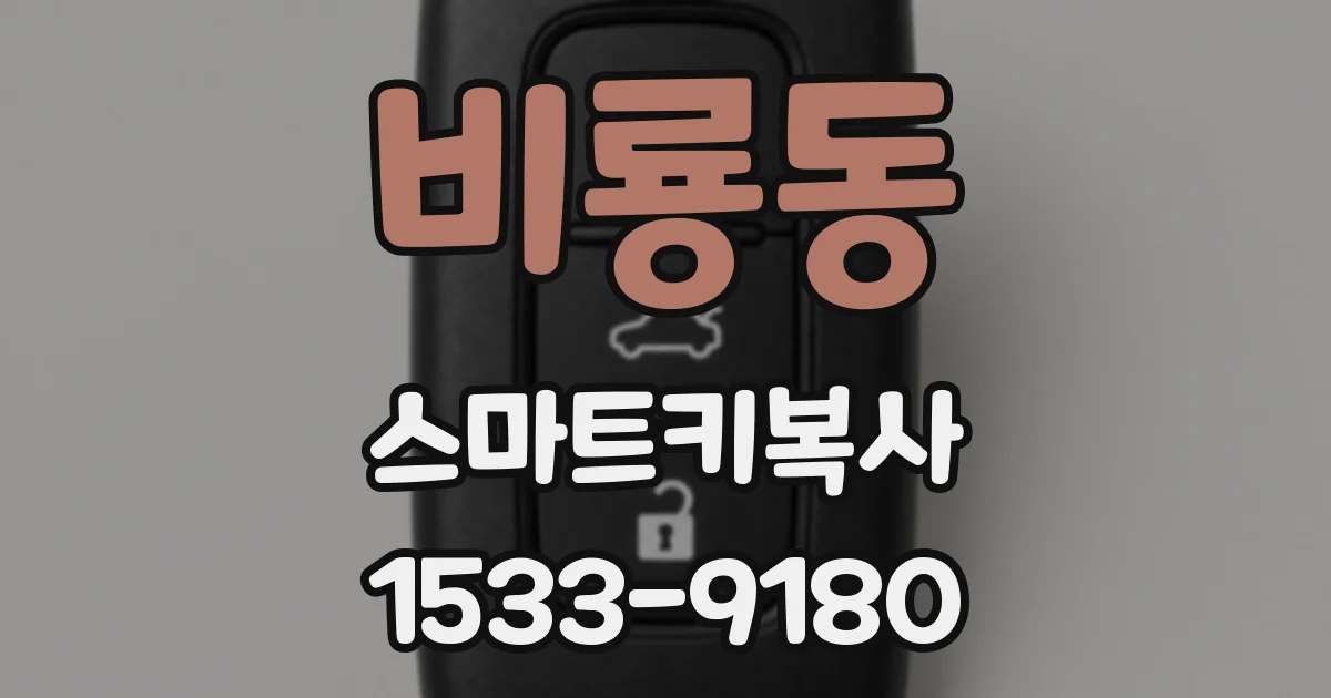 비룡동 스마트키복사
