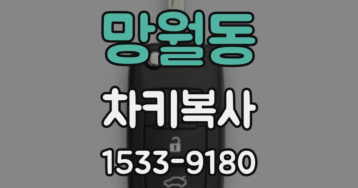 망월동 차키복사