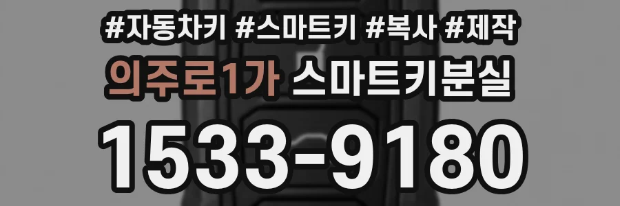 의주로1가 스마트키분실