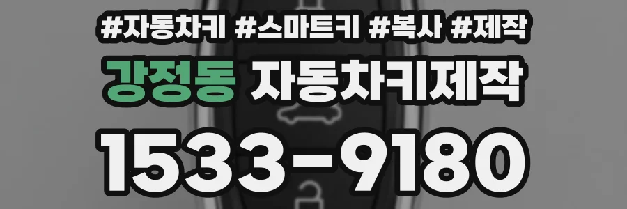 강정동 자동차키제작