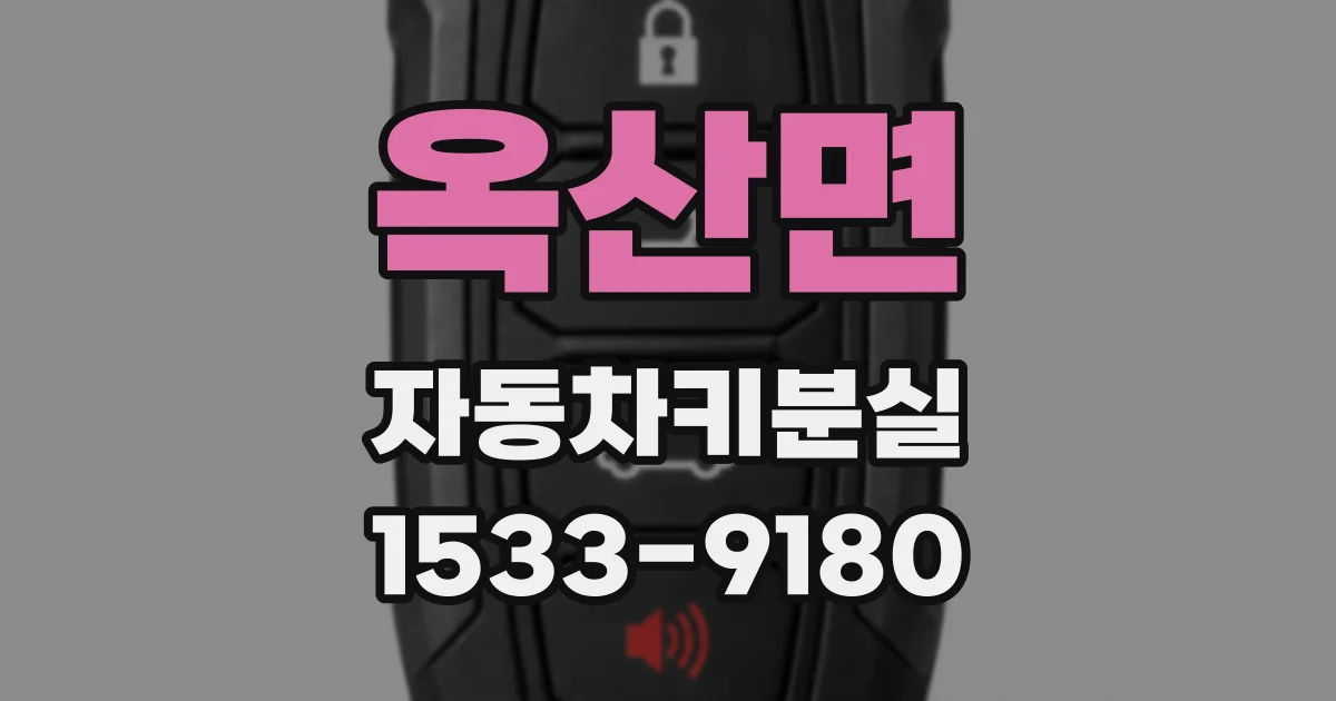 옥산면 자동차키분실
