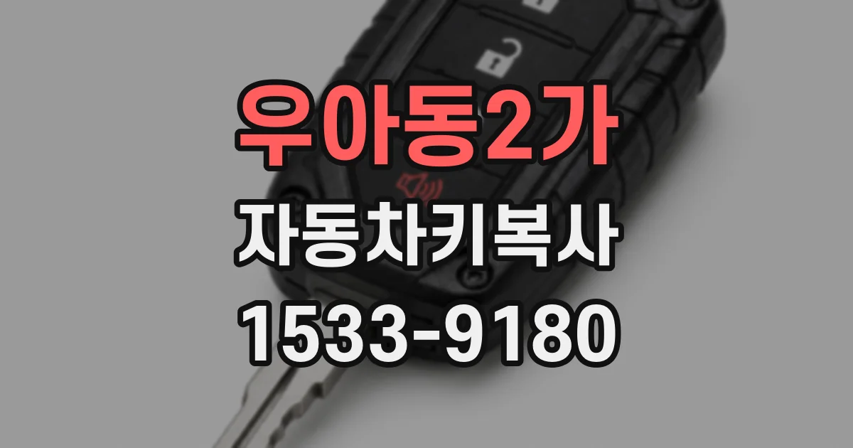 우아동2가 자동차키복사