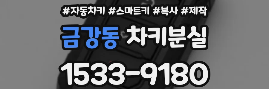 금강동 차키분실