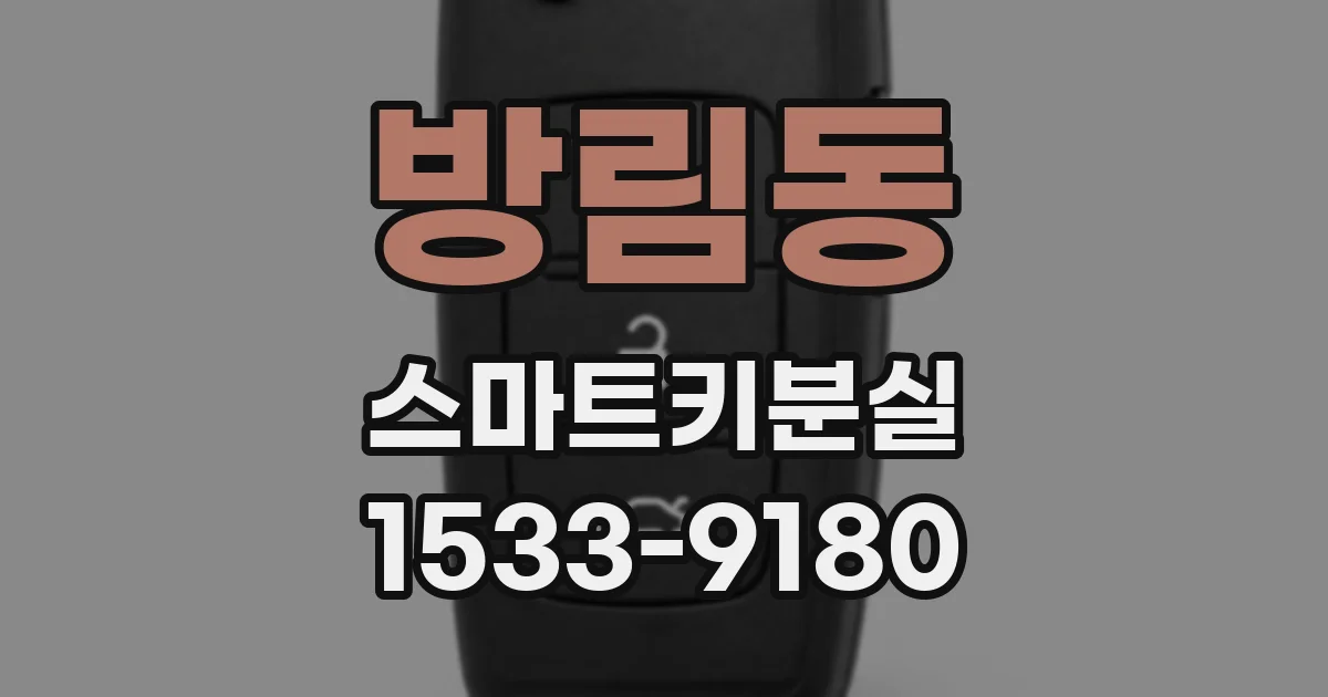 방림동 스마트키분실