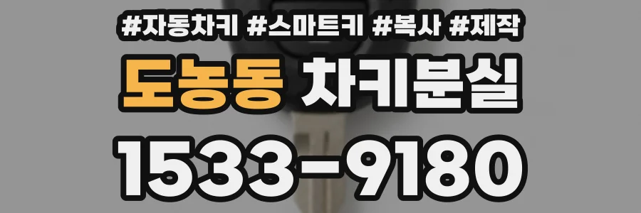 도농동 차키분실
