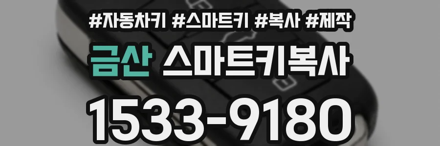 금산 스마트키복사