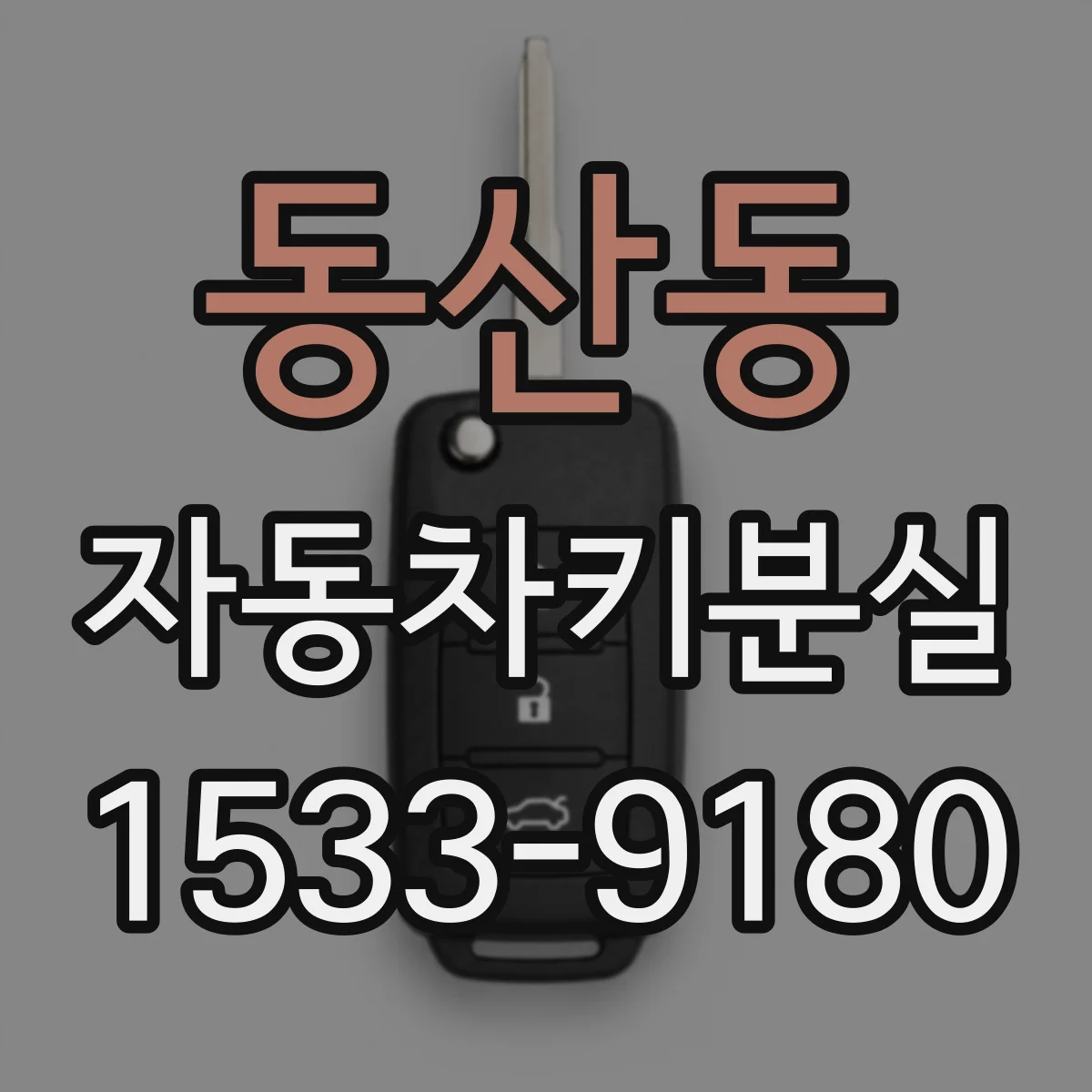 동산동 자동차키분실
