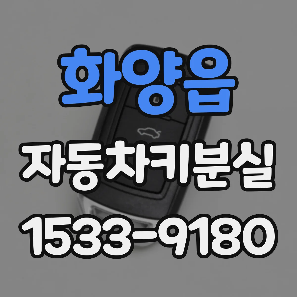 화양읍 자동차키분실
