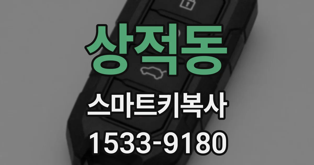 상적동 스마트키복사