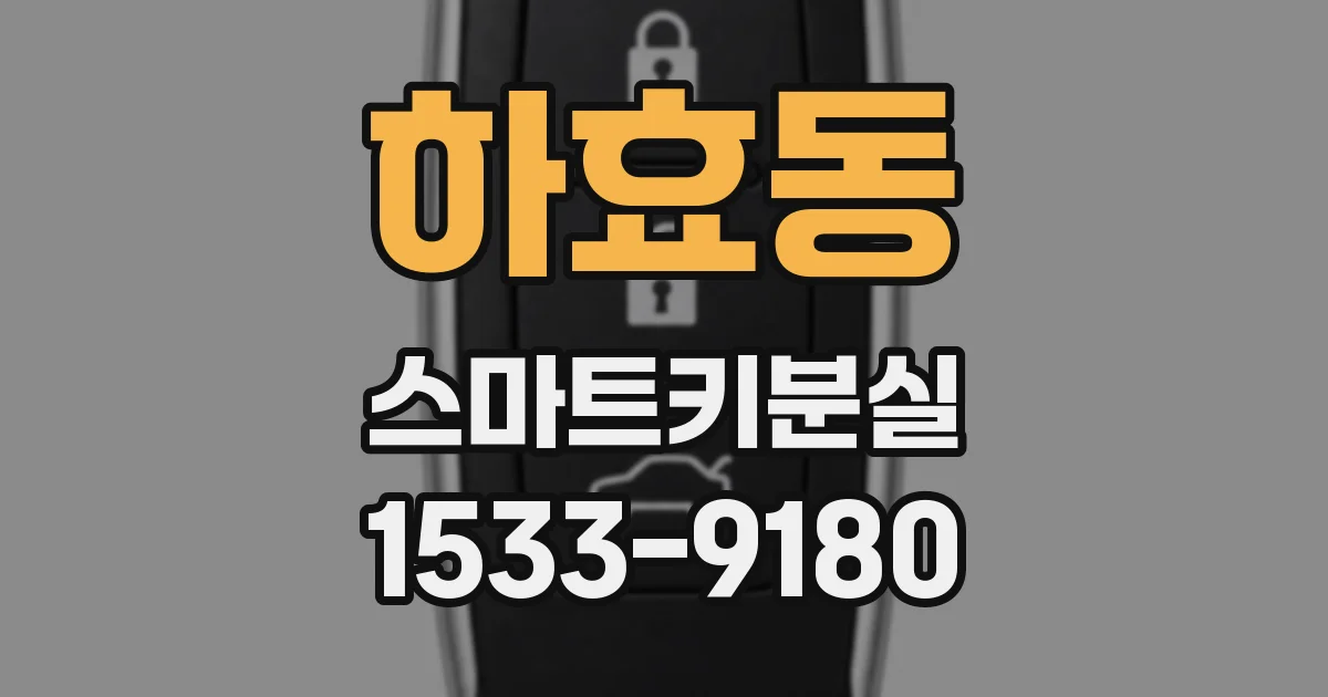 하효동 스마트키분실