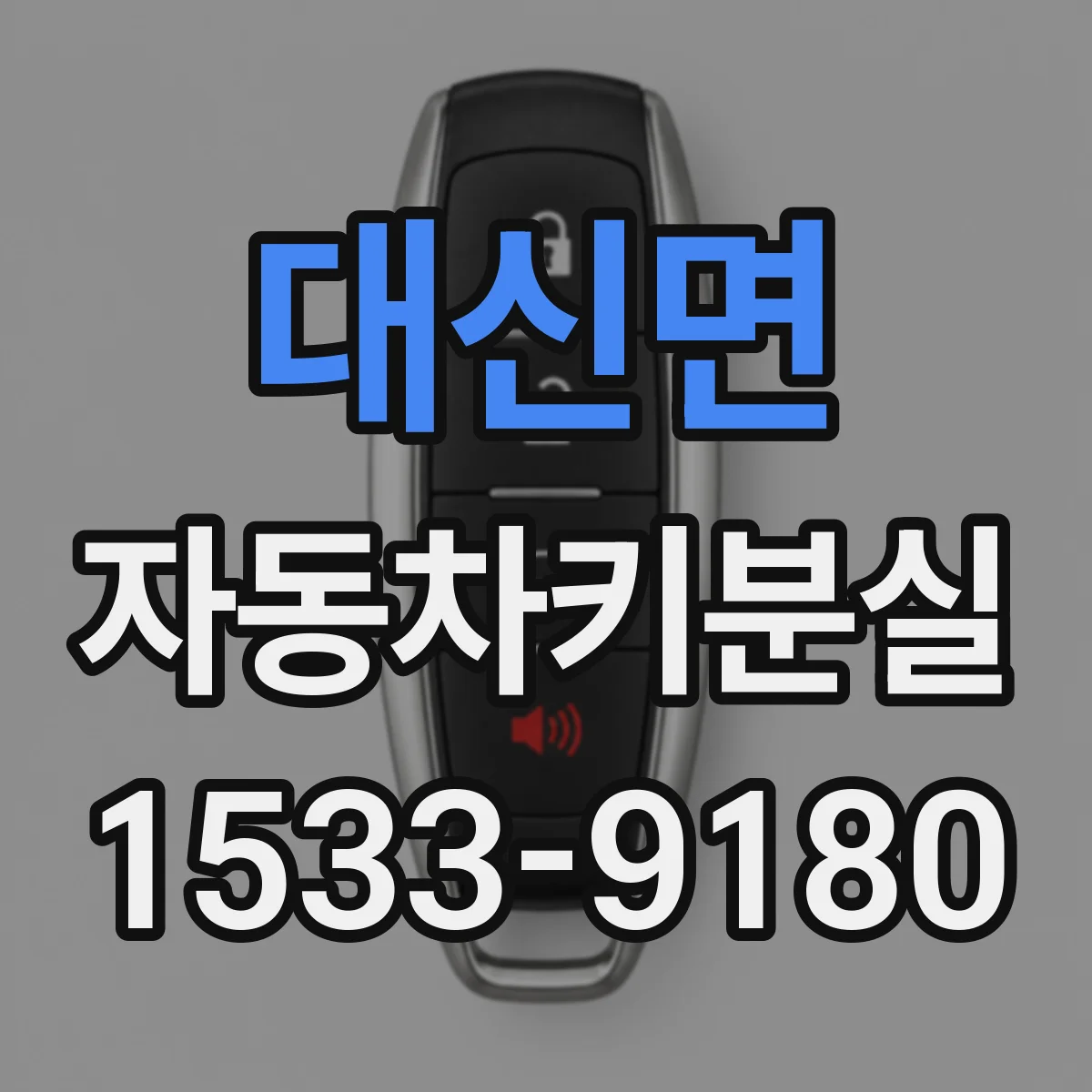 대신면 자동차키분실
