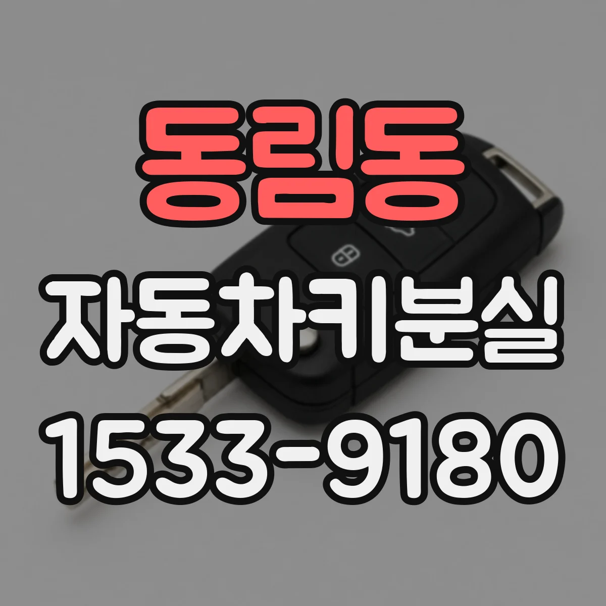 동림동 자동차키분실