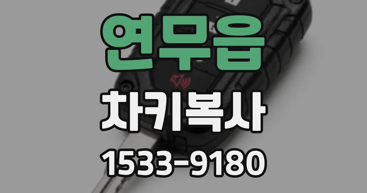 연무읍 차키복사