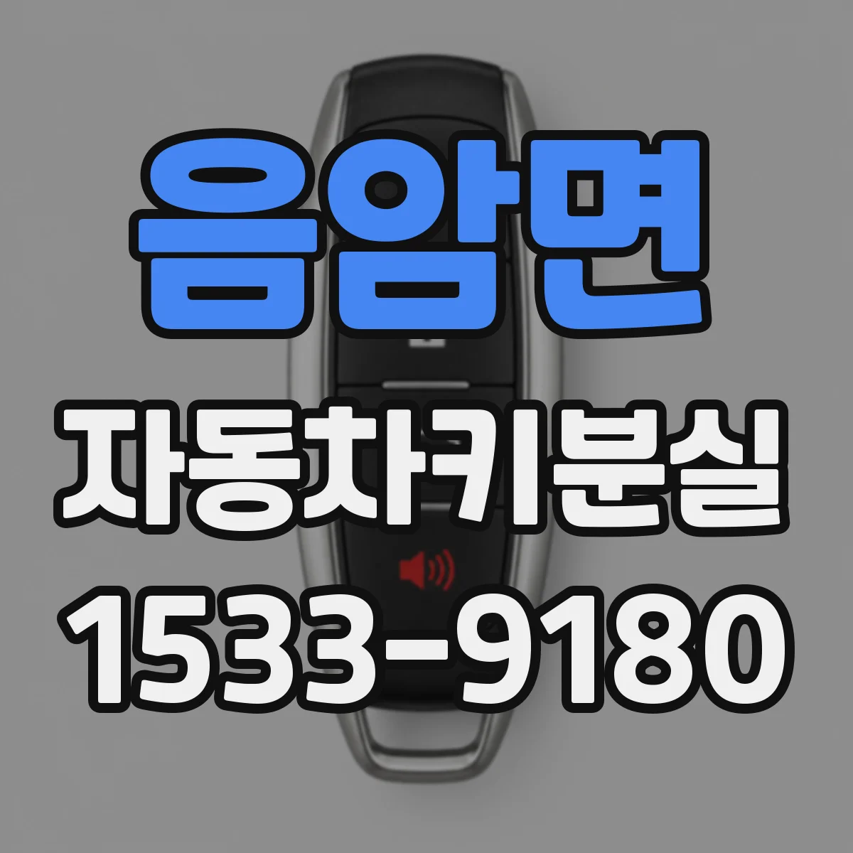 음암면 자동차키분실