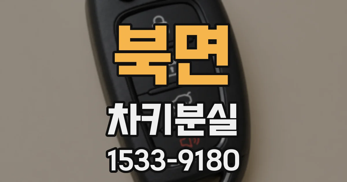 북면 차키분실