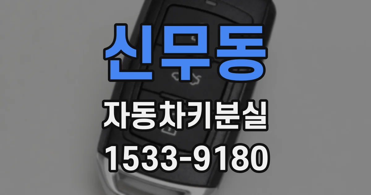 신무동 자동차키분실