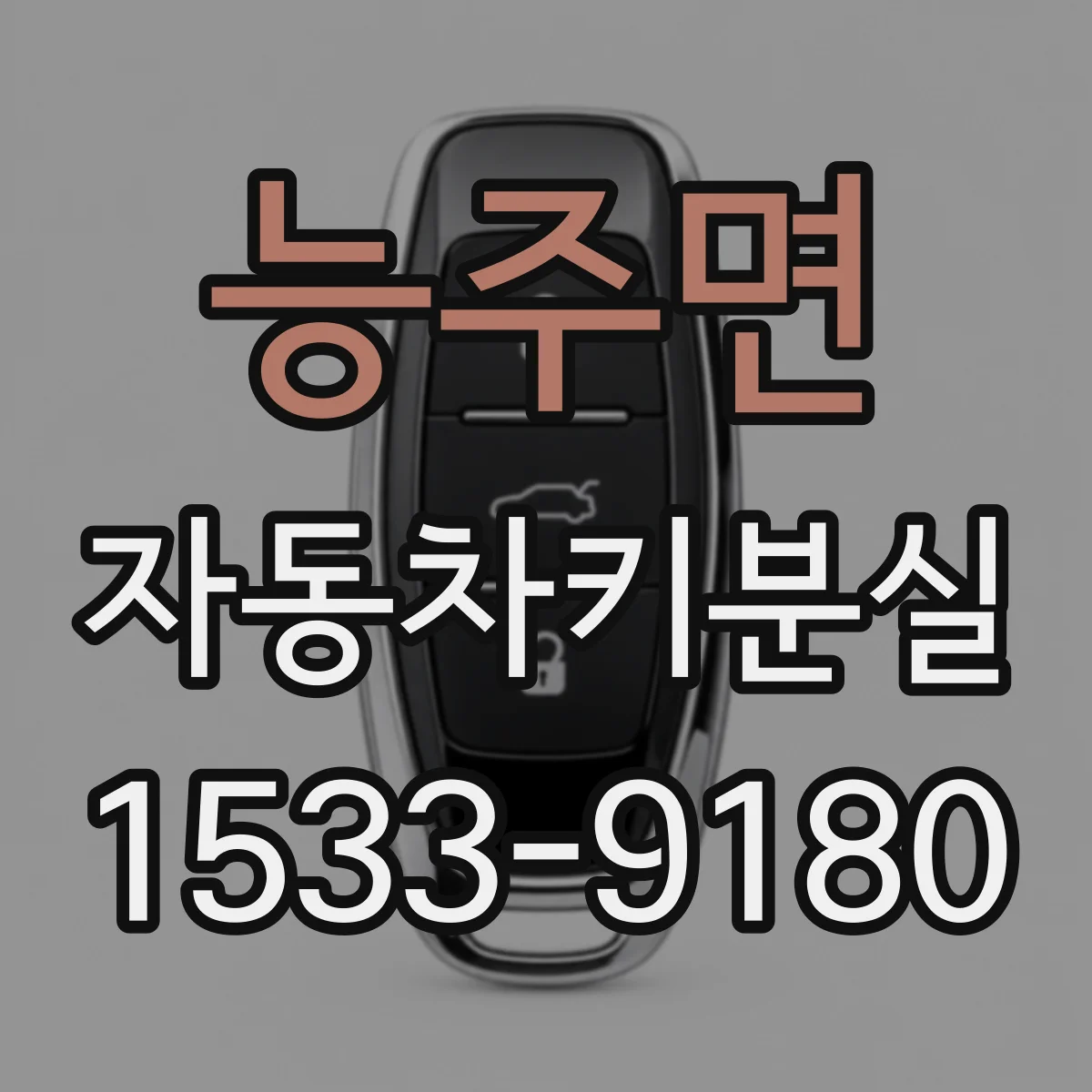 능주면 자동차키분실