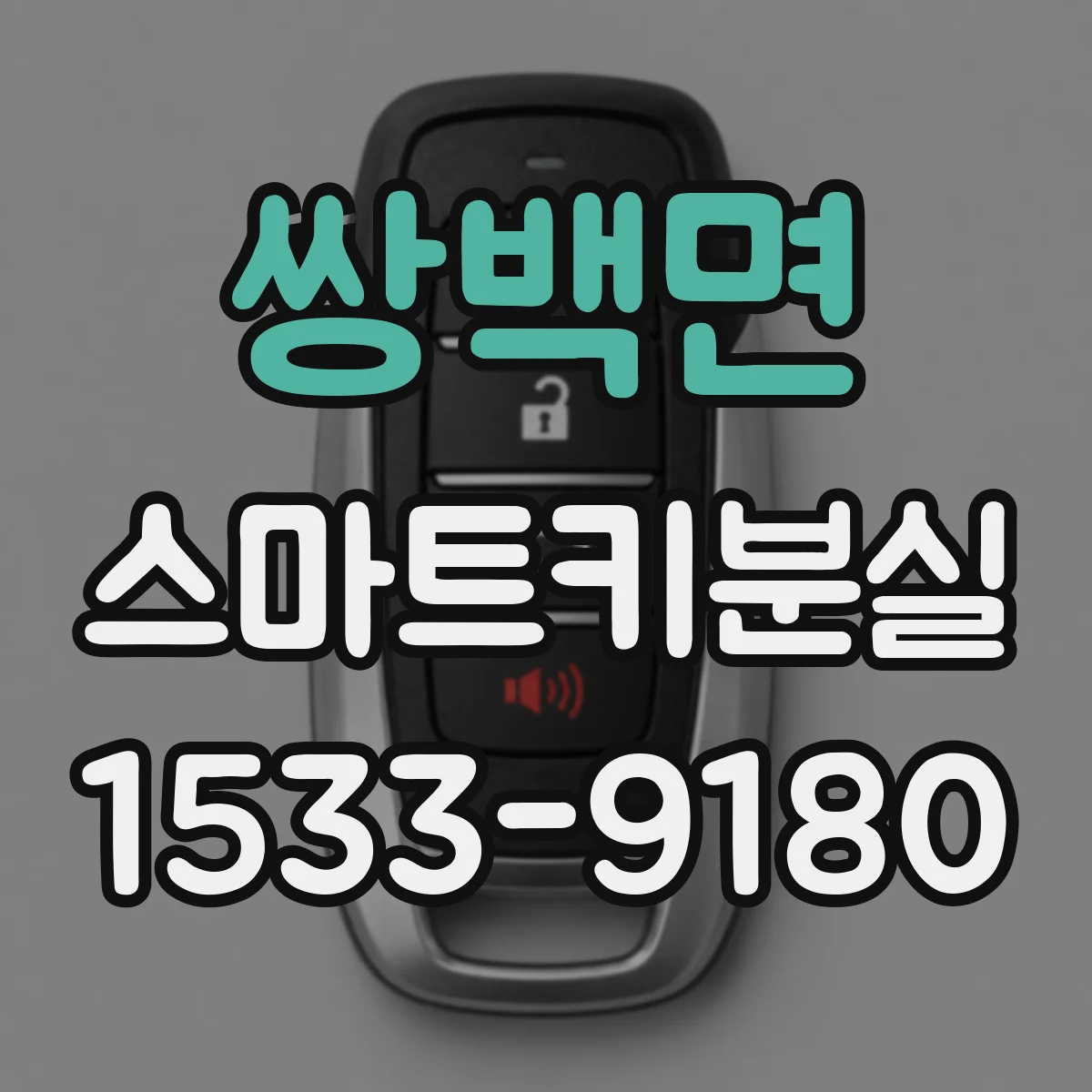 쌍백면 스마트키분실