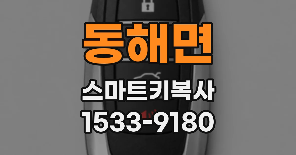 동해면 스마트키복사
