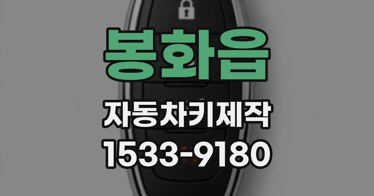 봉화읍 자동차키제작