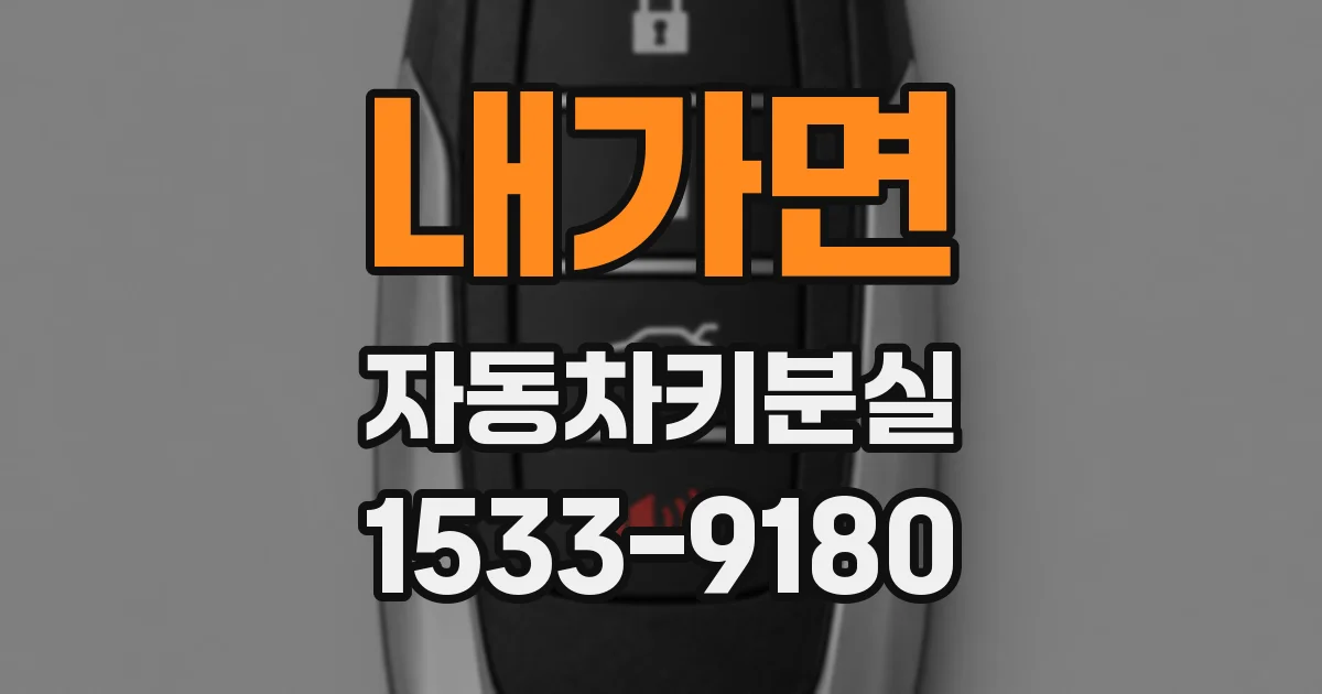 내가면 자동차키분실
