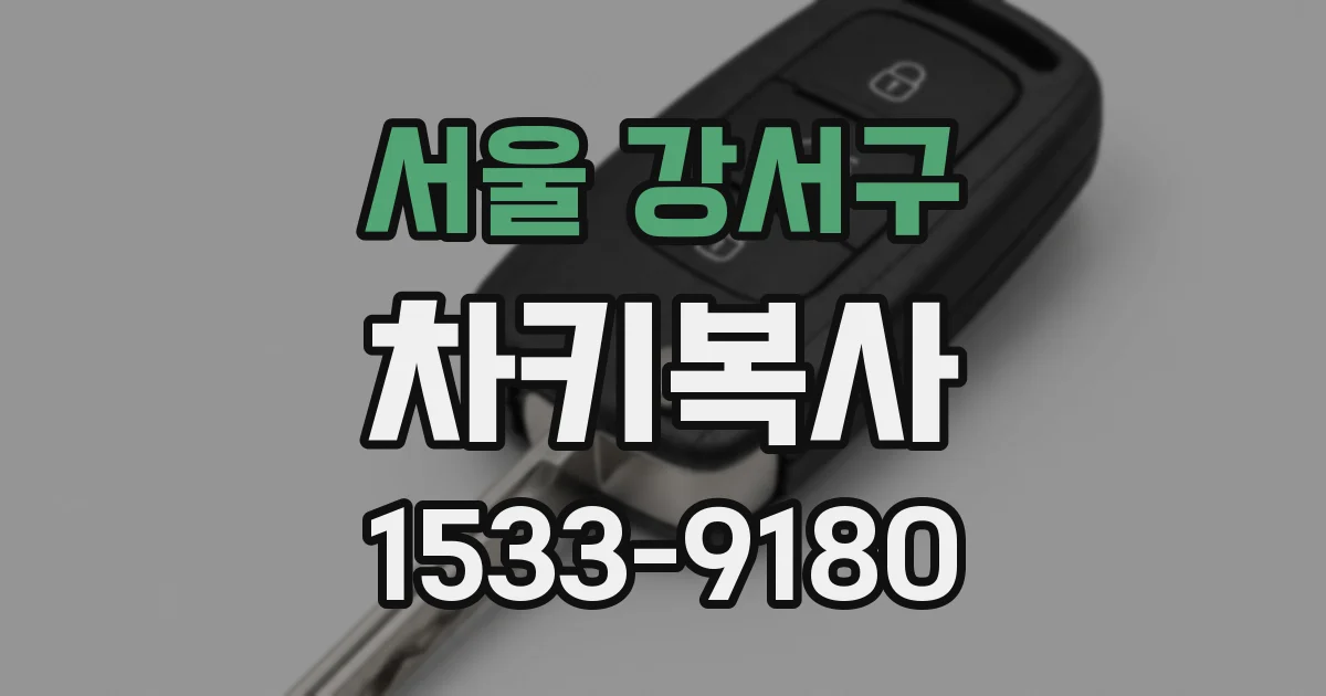 서울 강서구 차키복사