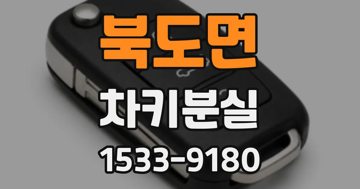 북도면 차키분실