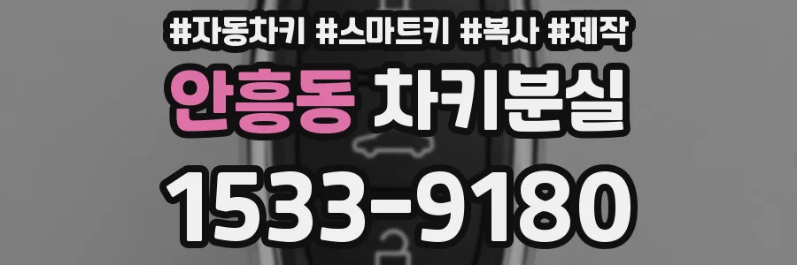 안흥동 차키분실