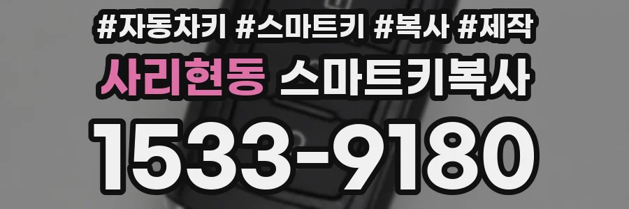 사리현동 스마트키복사