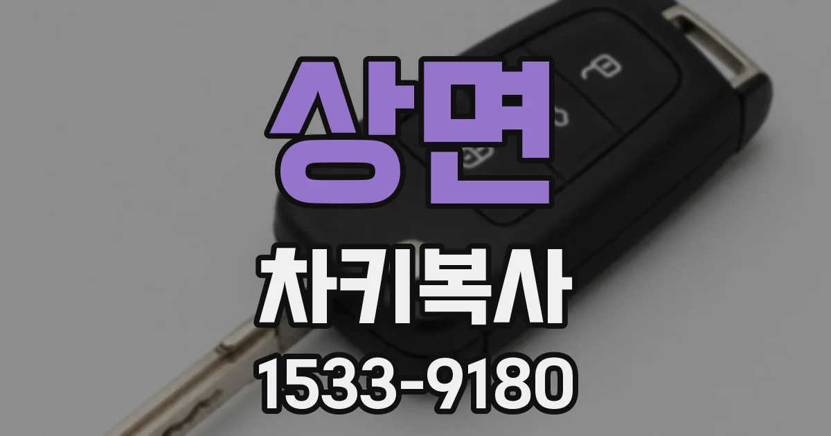 상면 차키복사