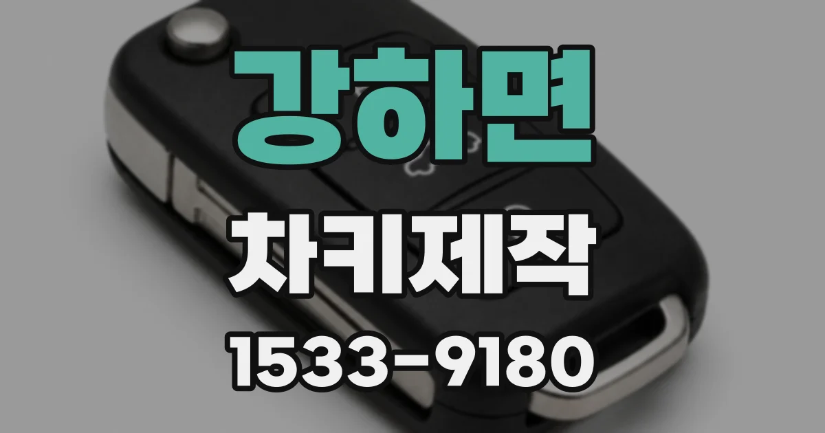 강하면 차키제작