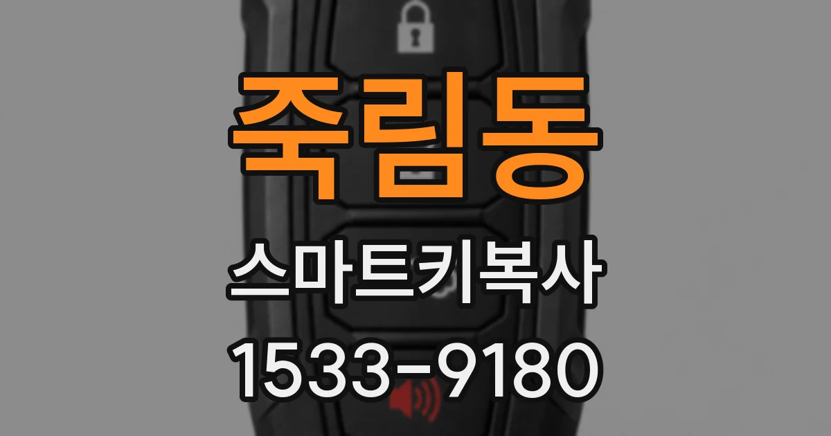 죽림동 스마트키복사
