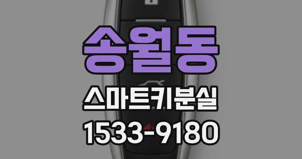 송월동 스마트키분실