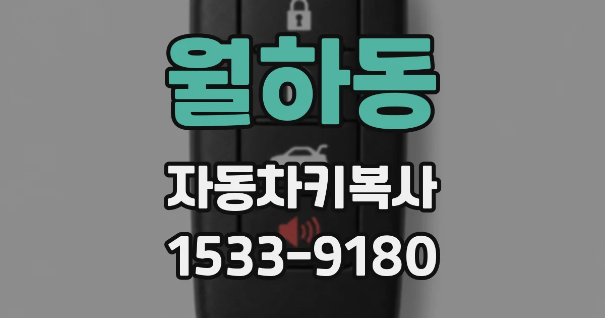 월하동 자동차키복사