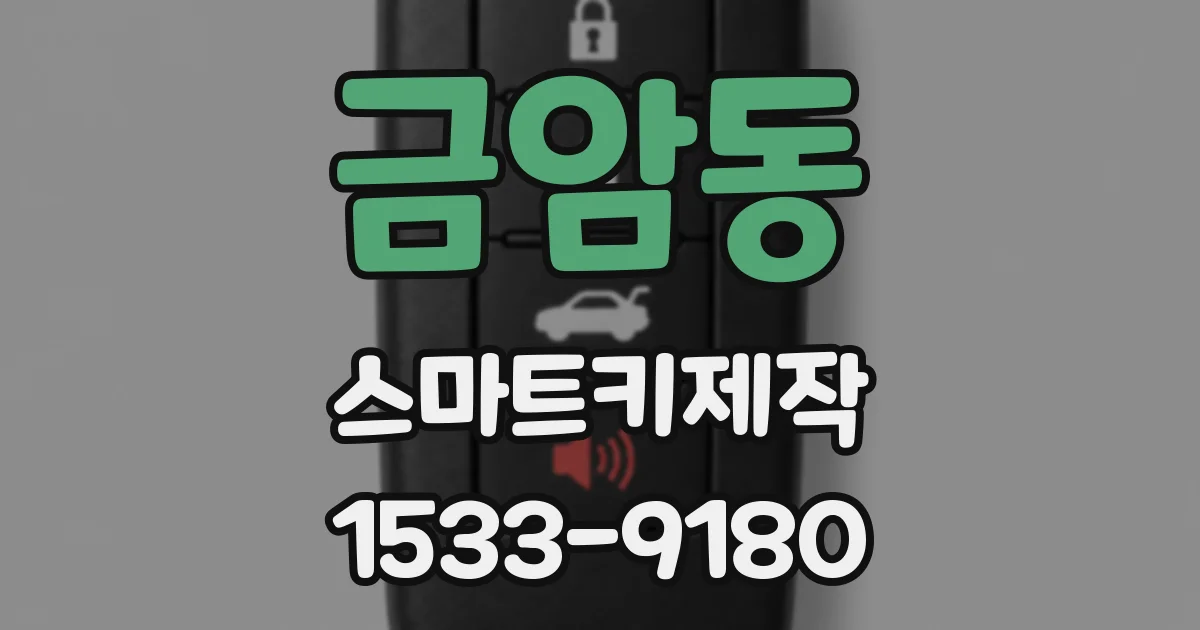 금암동 스마트키제작
