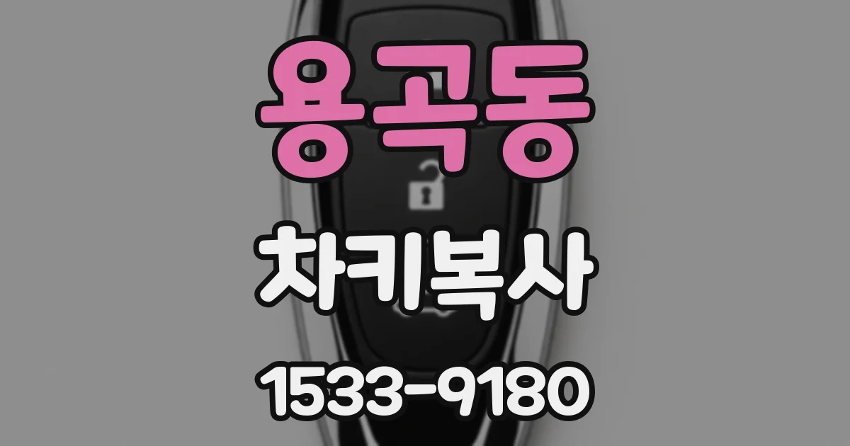 용곡동 차키복사