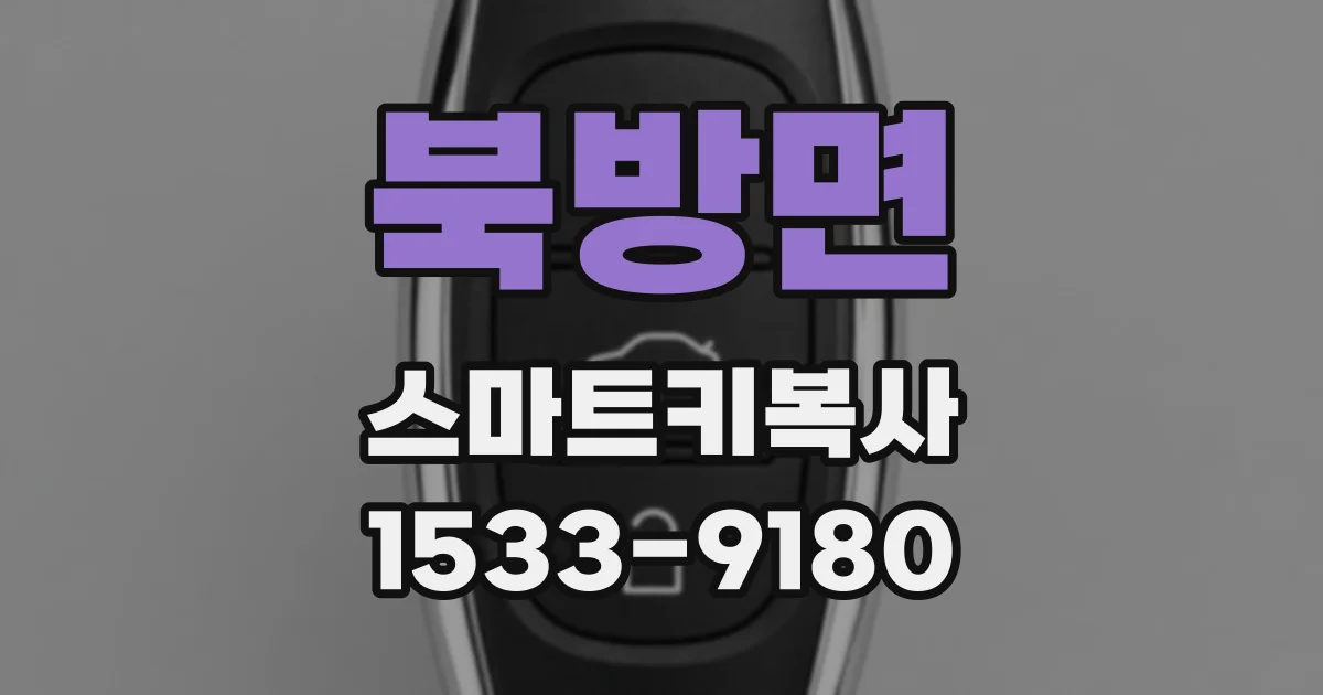 북방면 스마트키복사
